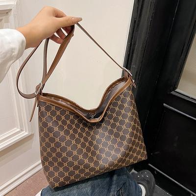 Bag Women's New Trendy Shoulder Bag Niche Design Hand Carry Autumn Beautiful Large-capacity Tote Bag