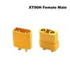 XT90H Male Female Connector High Conductivity With Insulated Cover Welding Terminal 1/3 Sets for E-Bike Power System Modification