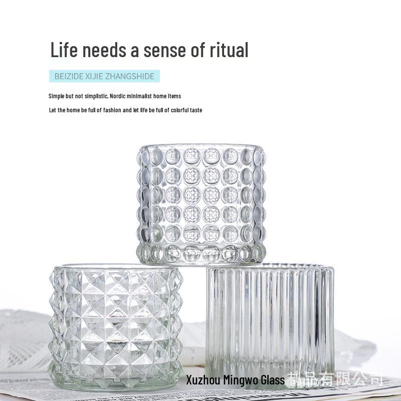 Romantic Scented Glass Candle Holder