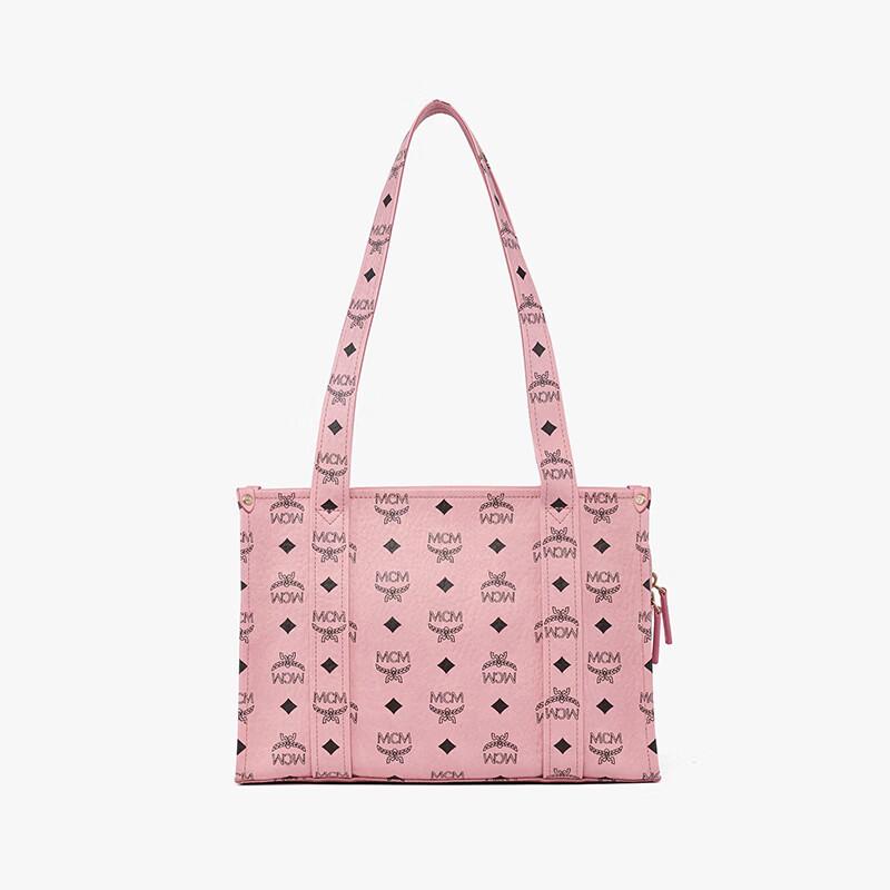 MCM Women's Wide Strap Zipper Tote Bag