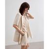 Demana Linen Lyocell Summer Blazer Shorts Set