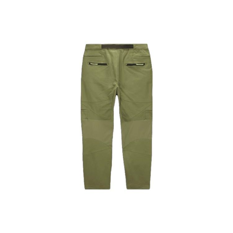 Nike ISPA Series Casual Pants With Belt Zipper and Patch Unisex Bottoms Green FB2713-334
