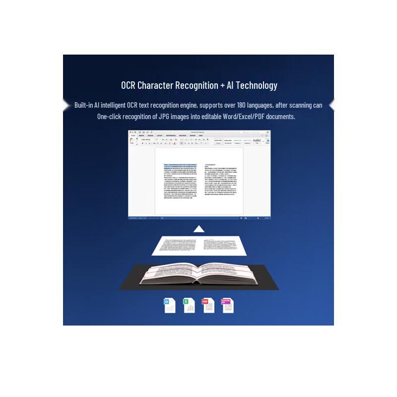 CZUR ET18U Pro A3 Smart Book Scanner CN Plug (adapter Included)