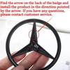 3d ABS Black Rear Trunk Star Logo For Mercedes Benz W203 W204 W205 W212 W213 W176 W177 W222 W223 W117 W246 X156 X253 W167 H247