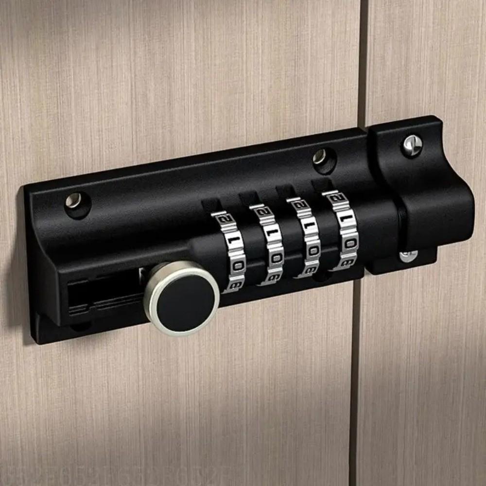 4 Digit Pin Code Security Lock Anti-theft Keyless Door Catch Digital Deadbolt Lock Outdoor