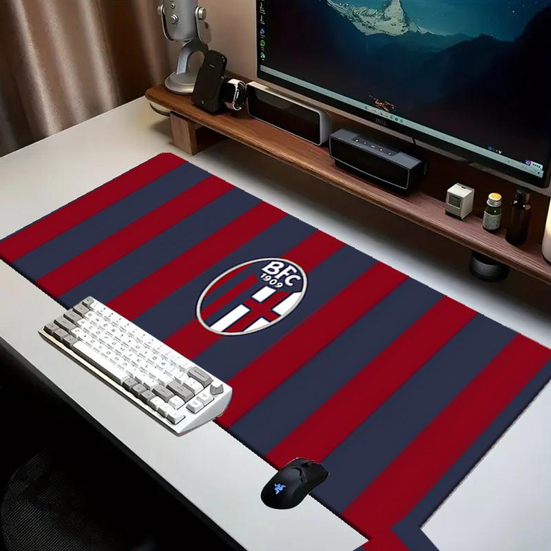 Bologna Crest Design Mouse Pad Office Desk Mat, Gaming Mouse Pad Mousepad, Keyboard pad,Heavy-Duty Non-Slip Rubber Backing, Gift
