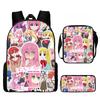 Amazon Spion SPY x FAMILY Spielhaus Anime Zubehör Studentenrucksack Umhängetasche Federmäppchen Dreiteiliges Set Oxford-Stoff