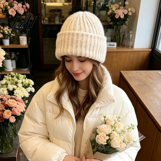Windproof Ski Hood Women's Balaclava Winter Hat Knit Hoodie Scarf Combo Thick Warm Full Face Mask Fleece Mask Versatile Outdoor Cover for
