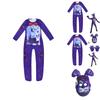 Unisex Sundrop Fnaf Toy Bear Cosplay Costume Bodysuit Jumpsuit Mask Glove For Carnivals