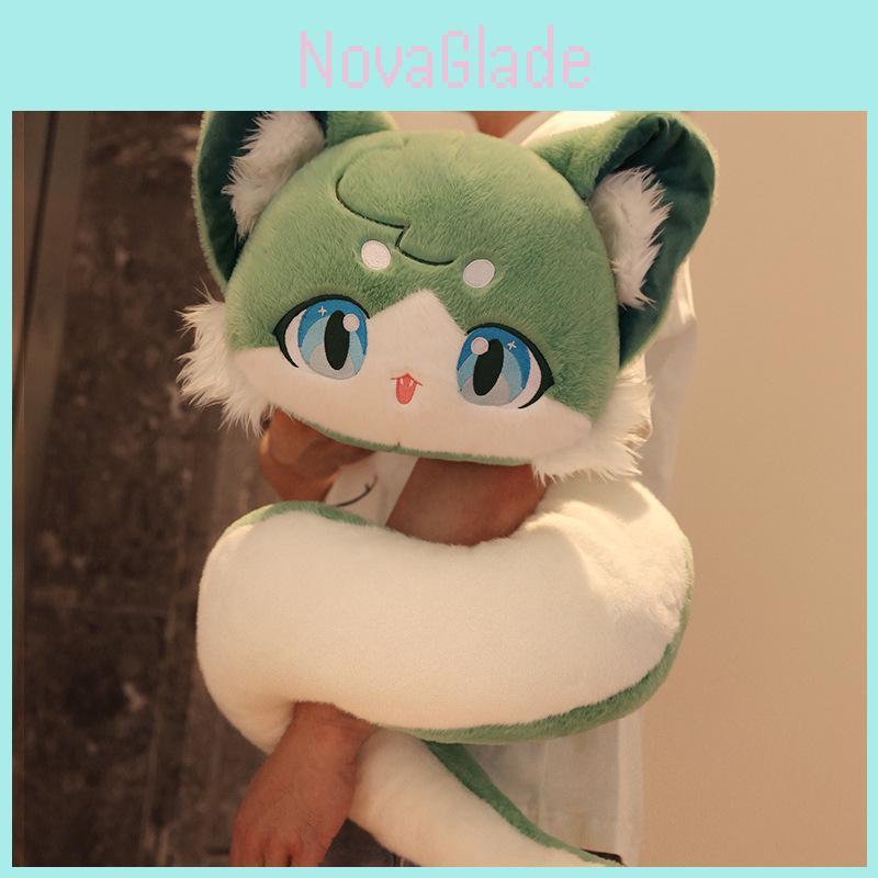 Cute Meow Snake Animal Plush Toy With Short Plush Material For Home Decor