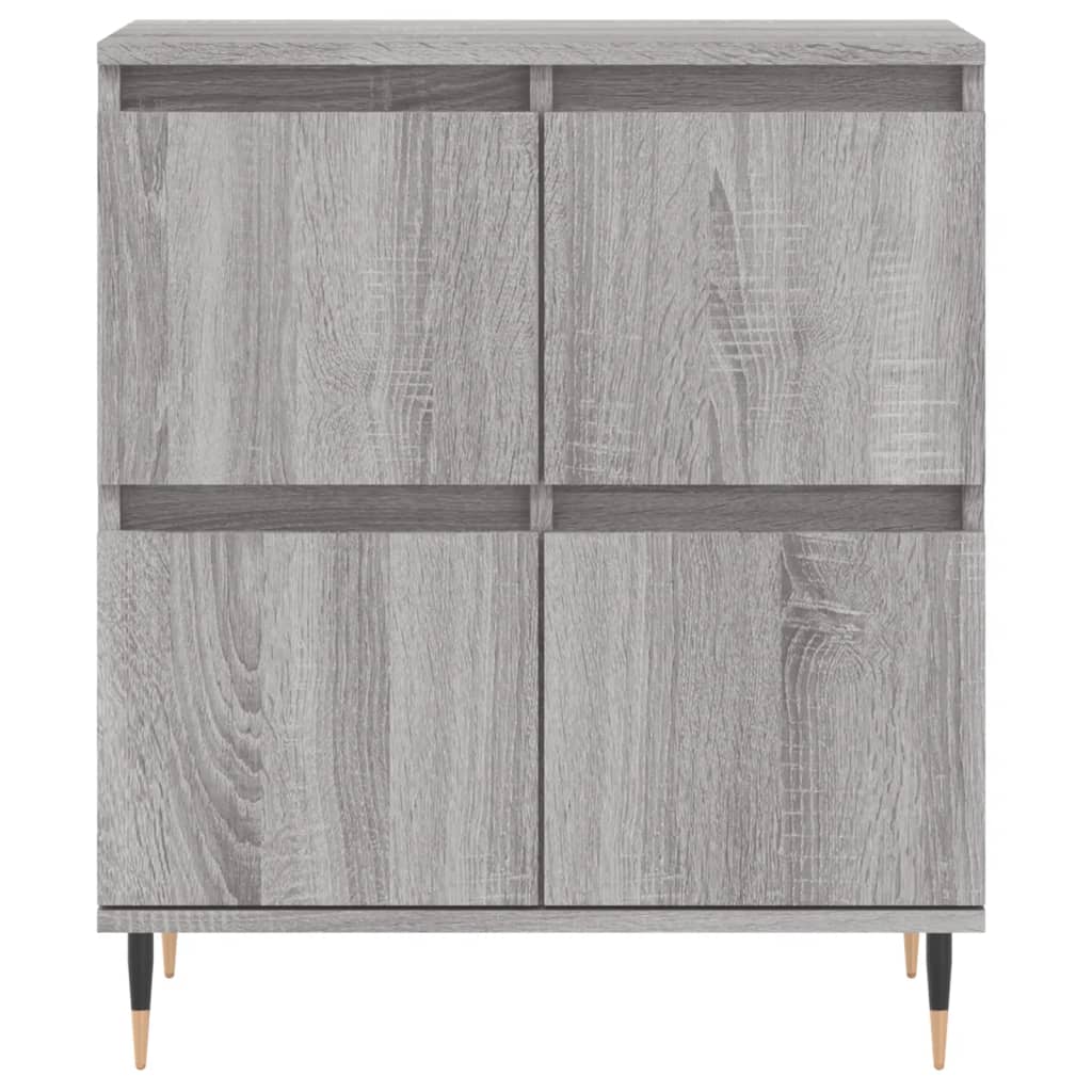 vidaXL Sideboard Grau Sonoma 60x35x70 cm Holzwerkstoff