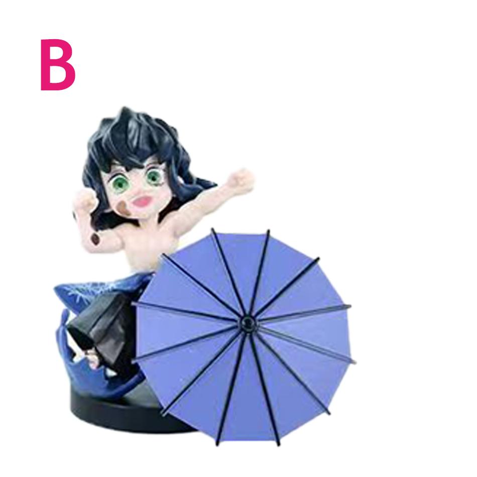 Plum Rain Series  Tanjiro Kamado Nezuko Anime Animation Figurine Creative Statue Model Ornament Surprise Present