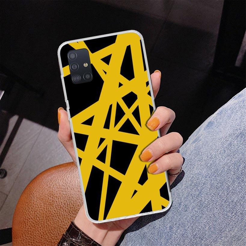 Eddie Van Halen Graphic Guitar Phone Case For Samsung Galaxy A52 A32 A22 A12 A51 A31 A50S A30S A20S A10S Note 20 Ultra 10 Plus S