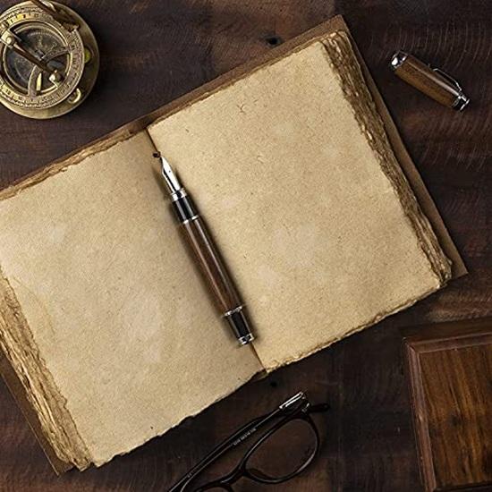 Leather Diary Writing Notebook Unique Handmade Embossed Travel Diary 240 Pages 17.78 x 12.7 cm Gifting