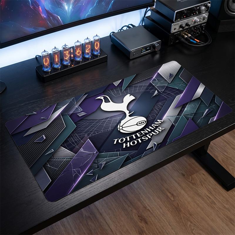 Tappetino per Mouse Grande Stampato Tottenham Hotspur, Tappetino Morbido in Gomma Antiscivolo per Scrivania da Gioco per Ufficio Laptop Computer Decorazione