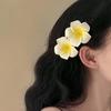 Bohemian Floral Hair Clips Fashion Plumeria Flower Hair Clips Aesthetic Hairpins Egg Flower Barrette Party Bag Hair Accessories