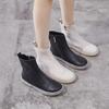 Short Boots Women's Autumn Winter New Item Cowhide Soft Soled Women's Boots Casual High Top Shoes Side Zipper Ankle Boots Women