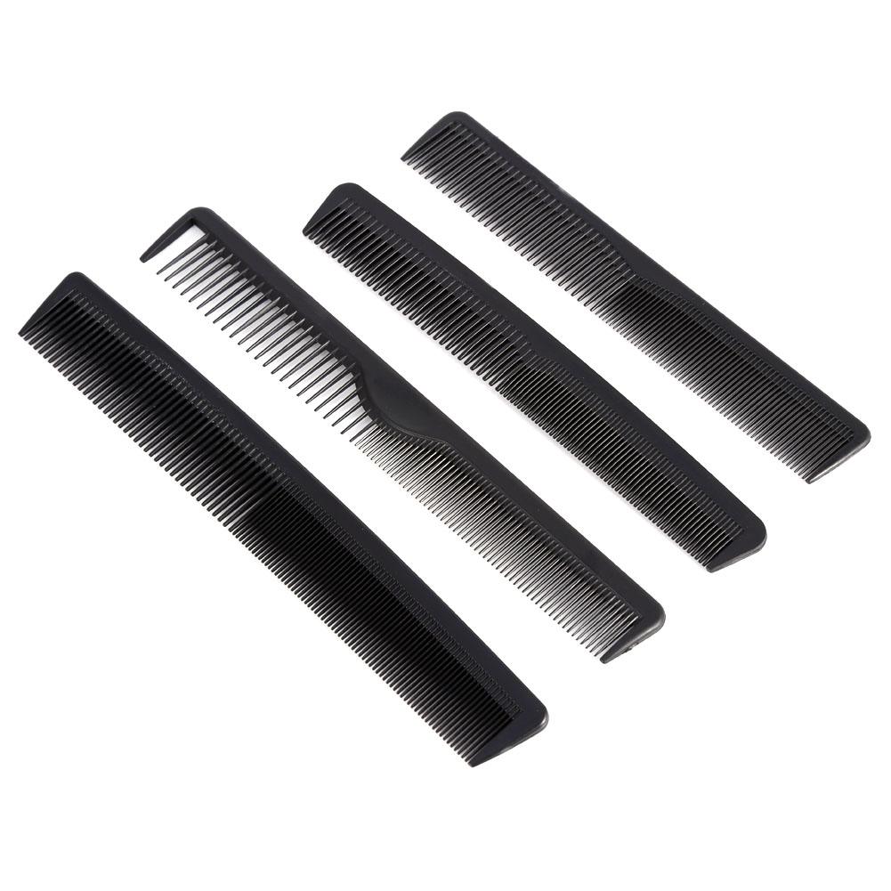 12PCS New Fashion Black Combs Hairdressing Styling Hair Cutting Barber Stylist Tools Set