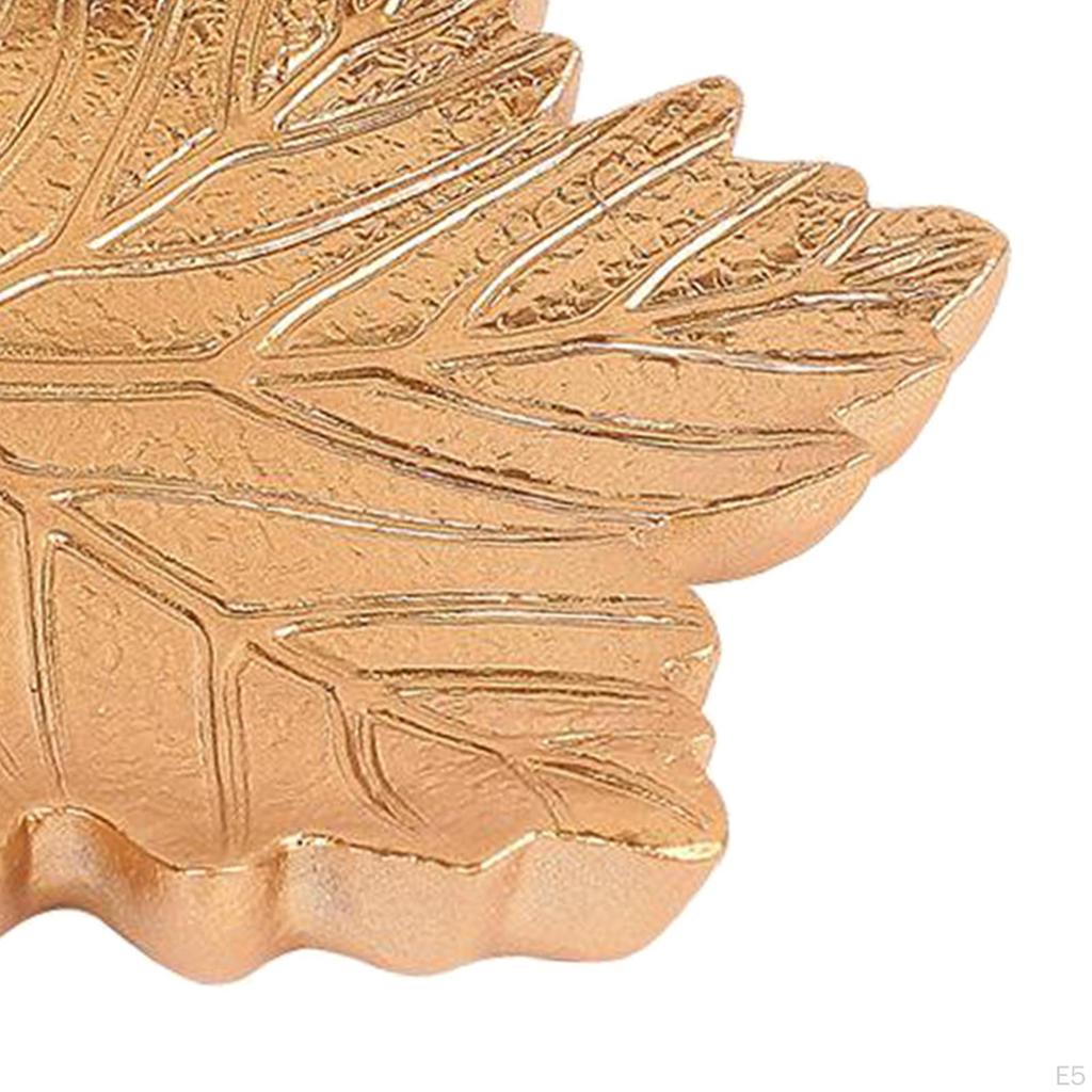 Decorative Tray Plate, Resin Jewelry Dish, Organizer for Vanity, Bathroom, Dresser, Serving