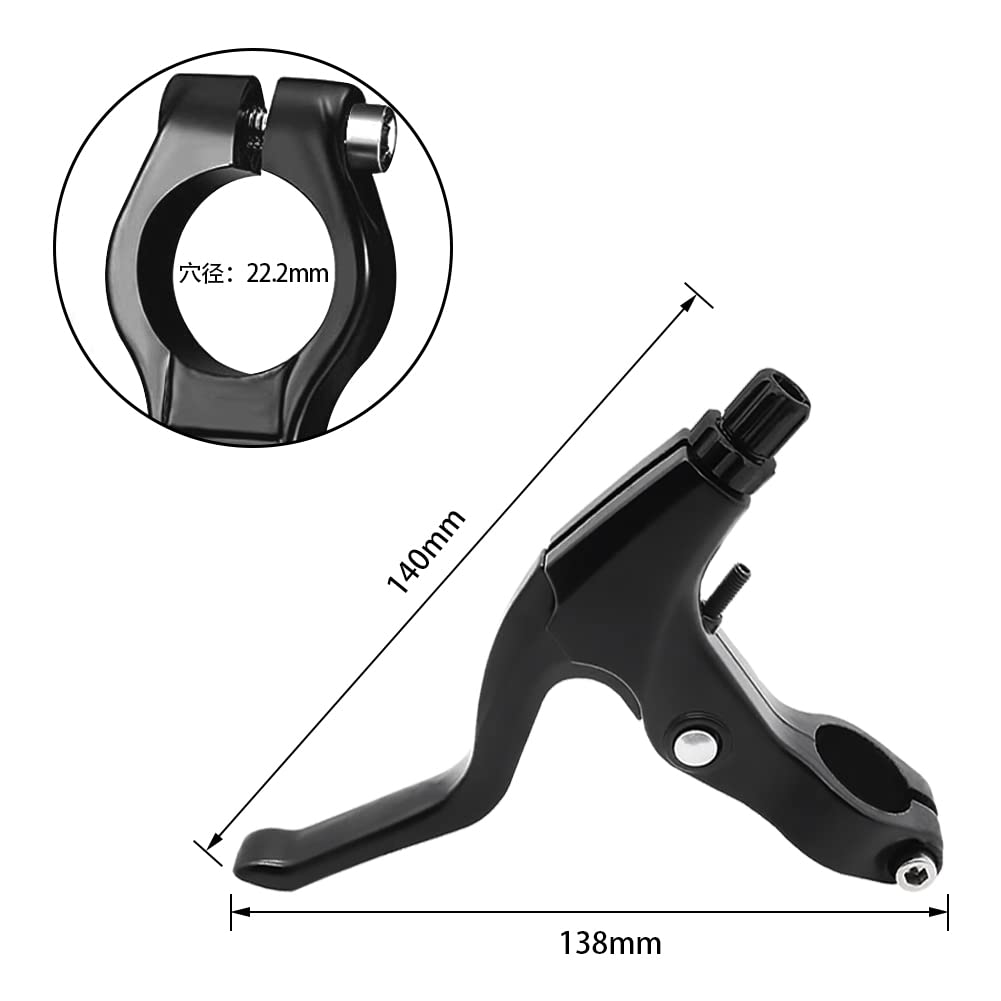 Kigauru 1 Pair Bicycle Brake Handle Left and Right Lever