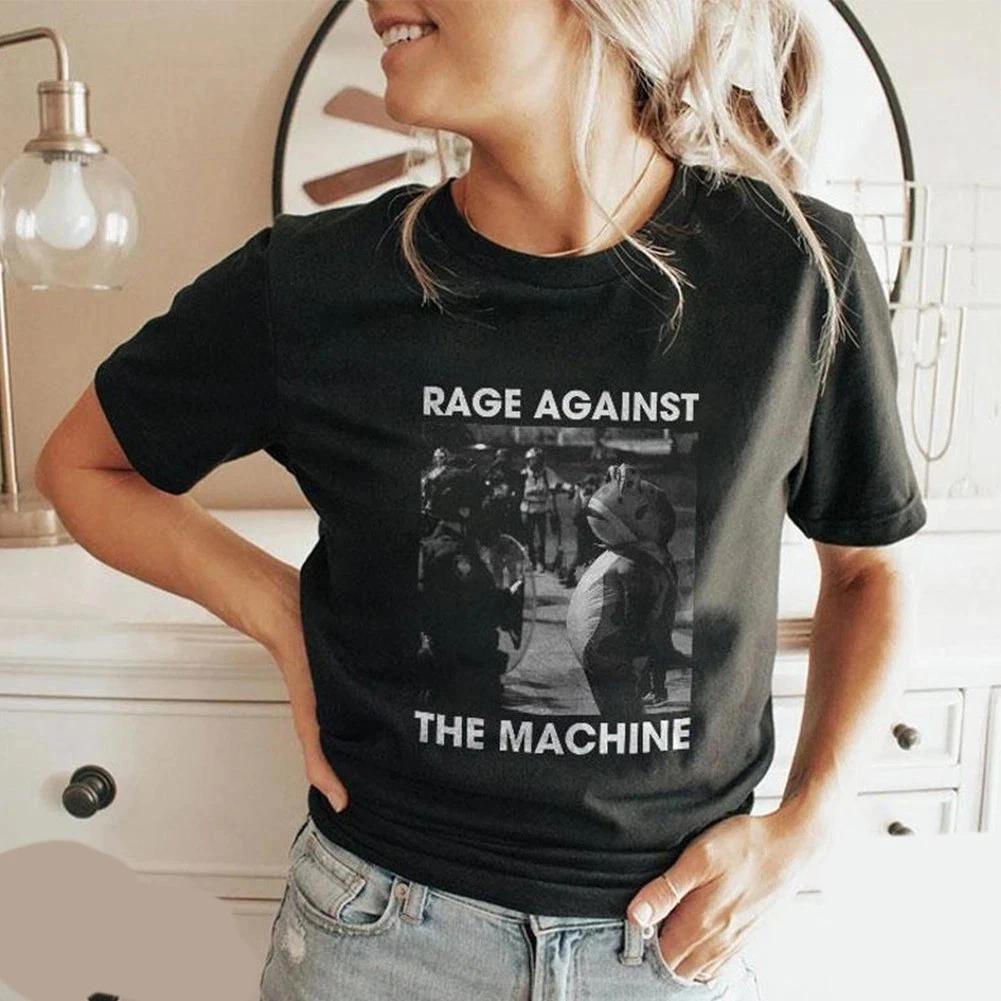 Portland Frog Protest Rage Against The Machine Unisex T-Shirt S-5XL Q836 S