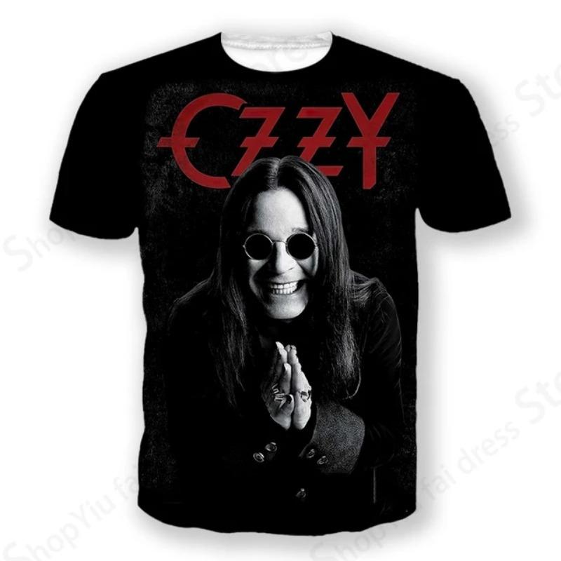 Rock Band T Shirt Ozzy Osbourne 3d Printed Tshirt Men Women Fashion