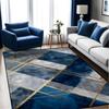 Modern Luxury Geometry Rugs Large Area Carpet Living Room Decoration Non-slip Bedroom Lounge Rug Washable Balcony Kitchen Mat
