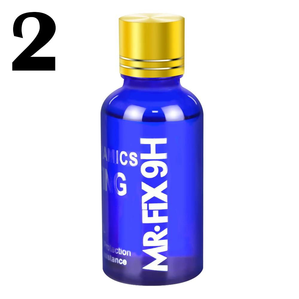 3PCS Ceramic Coating Polishing Wax Super Hydrophobic Paint Care Durability Anti-Corrosion Plated Crystal Car Liquid Glass