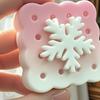 Snowflake Embossed Silicone Molds Multipurpose Silicone Mould For Handmade Candle Soap Chocolate Holiday Decoration