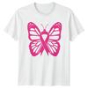 Butterfly Silhouette Animals Butterflies Mens T-Shirt Womens Tee Graphic Top