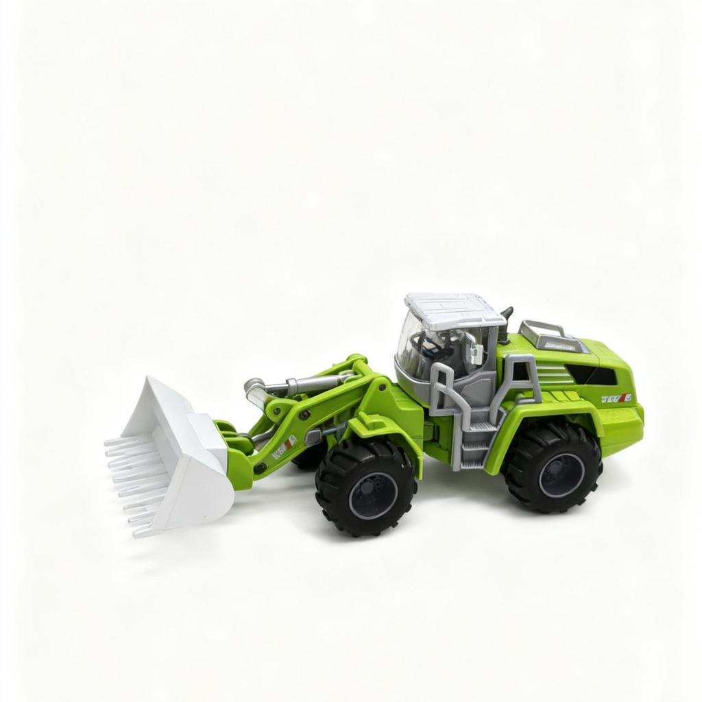 Alloy ABS Drop-Resistant Toy Forklift Construction Set for Boys Ages 3-6