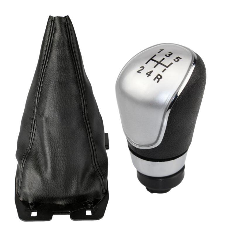 För Ford Ecosport 2013 2014 2015 2016 2017 2018 Manuell Växellådsspaksknopp Damask Stövelskydd Fodral Krage Bilstyling Tillbehör