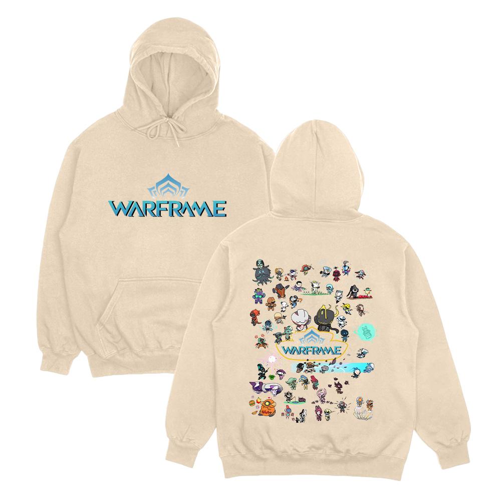 Warframe Premium Anniversary Hoodies Fashion High Street Loose Sweatshirts Long Sleeve Women Men Pullover Comic Casual Tops
