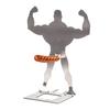 Hot Dog Grill Rack Muscle Man Hot Dog Stand Stainless Steel Sausage Holder for BBQ Outdoor Cooking Funny Birthday Gifts Gift for Men
