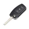 KEYYOU Cut Blade 3 Buttons Flip Folding Remote Control Key for Ford Focus Mondeo Fiesta 2013 Fob Case 433MHz 4D63 Chip