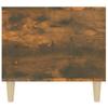 Vidaxl Stolik Kawowy, Przydymiony Dąb, 90X49X45 Cm