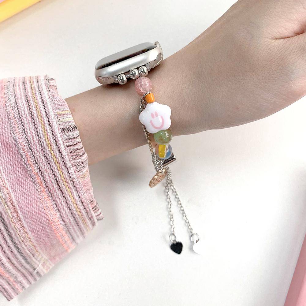 

Милый женский ремешок для Apple Watch Band 46мм 40мм 41мм 44 45мм 42мм 49мм Смоляной браслет для Iwatch 10 9 8 7 6 5 4 Se Ultra Correa 38 40 41mm S10 42mm