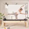 Pilates Reformer Macchina Pilates in Legno Attrezzatura per Allenamento Palestra di Casa