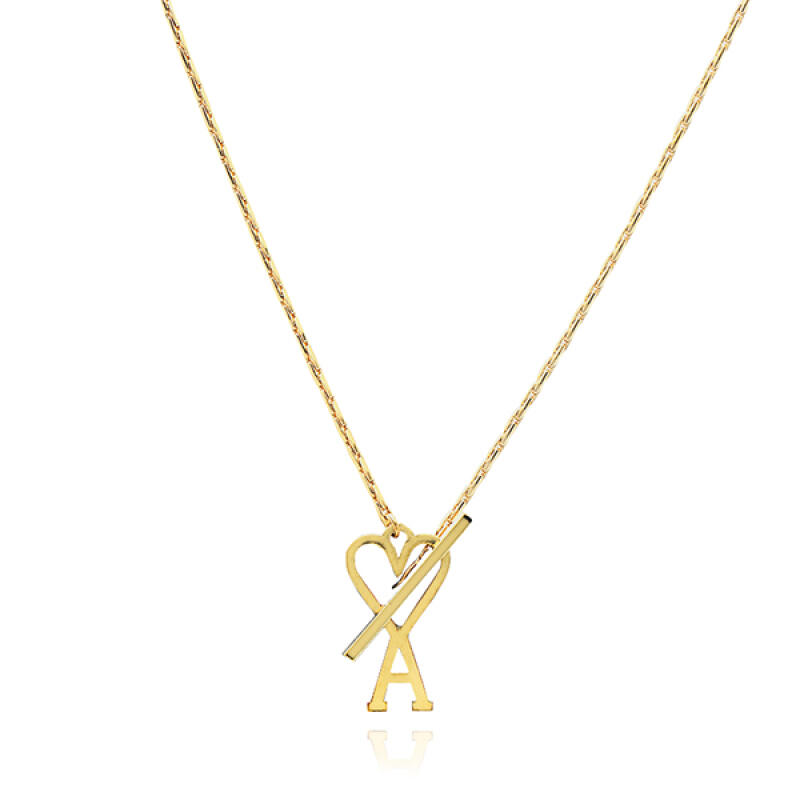

AMI AMI Necklace De Coeur Heart Chain UJW916 361 902 UJW916 361 902