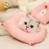 Cat Surgery Recovery Collar Cute Animal Shape Prevent Lick Bite Protective Adjustable Cat Cone Collar for Kitten Puppy