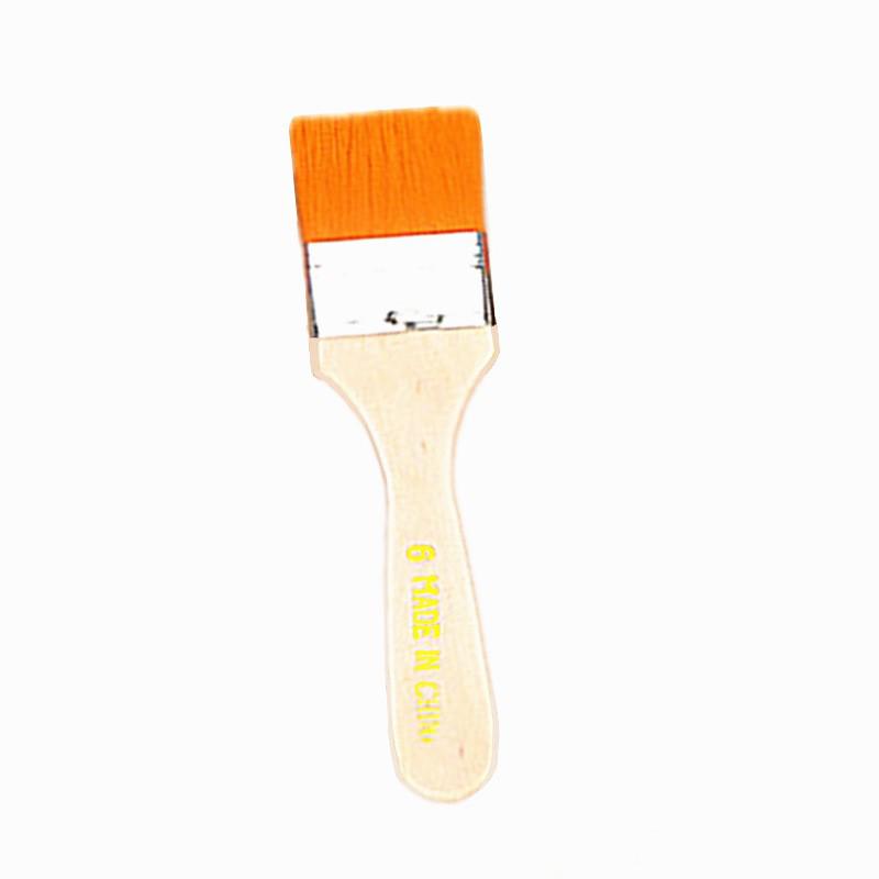 Nylon Oil Painting & Barbecue Brush Set: Pig Bristle Small Brush, Glue Brush, Dusting Brush, Paint Brush.