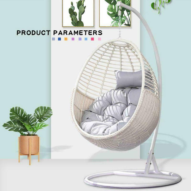 Rattan Swing Chair Cushion Hanging Egg Chair Soft Mat Pad Cover Inoutdoor Patio