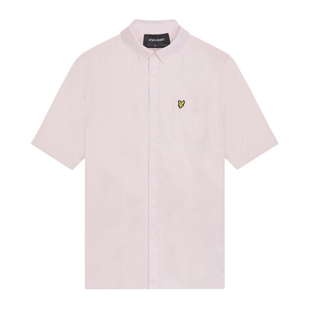 Lyle & Scott Mens Oxford Short-Sleeved Shirt