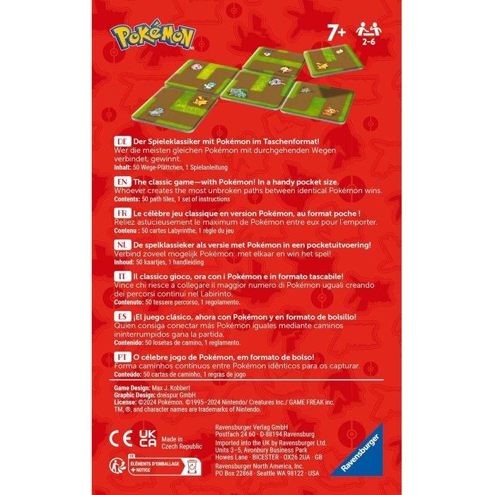 Jeu de société - ravensburger - labyrinth - version de poche - 2 à 6 joueurs - 30 min de jeu