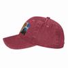 ZJIZOU Bleach Kurosaki Ichigo Anime Art Washed Denim Cap Casual Baseball Caps Adjustable Hat Summer Unisex Baseball Hats
