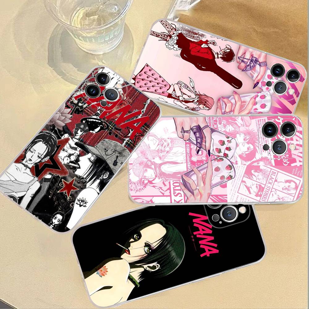 Anime Cool Nana Osaki Phone Case For iPhone 11 13 16 12 17 14 15 Pro Max Plus Soft Clear Back Cover Coque