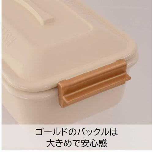 Sabu Staple Antibacterial Tight Lunch Container, 1 Tier, Beige, 600mL, 377006