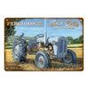Vintage Farm Tractor Metal Signage Tin Signage Metal Vintage Farmhouse Courtyard Wall Art Decoration Mural Aesthetics Gift