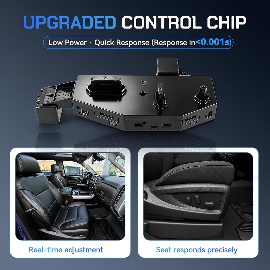 20914737 Front Passenger Side Power Seat Control Adjust Switch Fits for Chevrolet Silverado Corvette Impala Tahoe,for Cadillac ATS CTS ELR Escalade