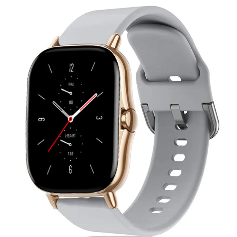 Sport strap For Amazfit GTS-GTR-4-3-2-2e-Mini-Pro-stratos 2 3 Watchband Silicone Bracelet Correa Amazfit bip-U-S-3-pro 20mm 22mm